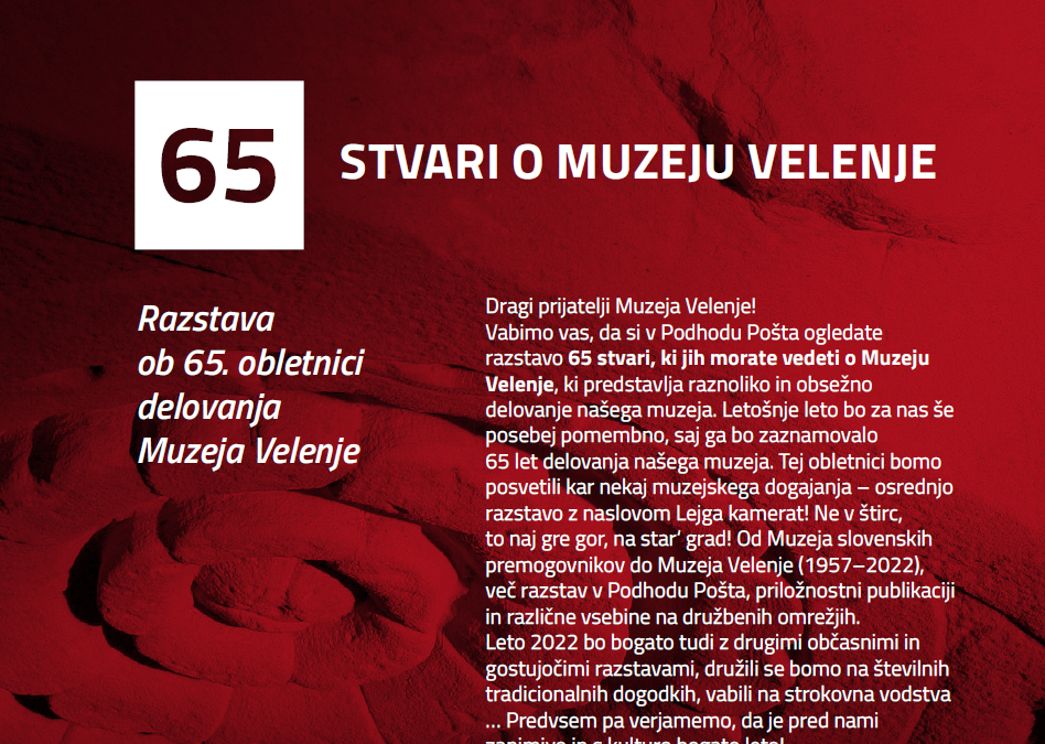 65 stvari o Muzeju Velenje