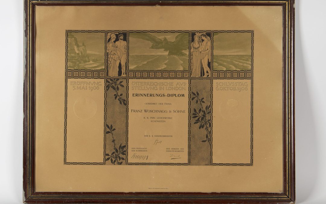 Diploma v lesenem okvirju