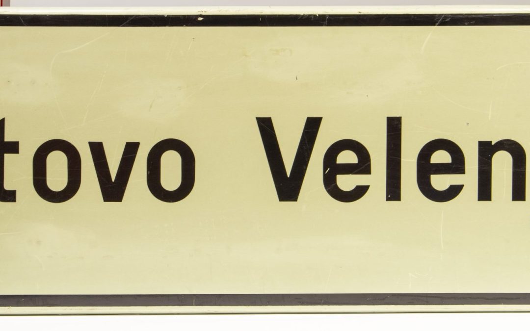 Krajevna tabla Titovo Velenje