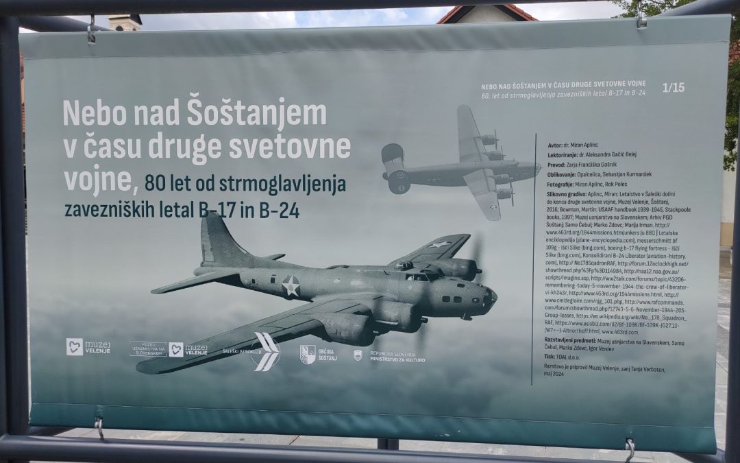 Nebo nad Šoštanjem v času druge svetovne vojne