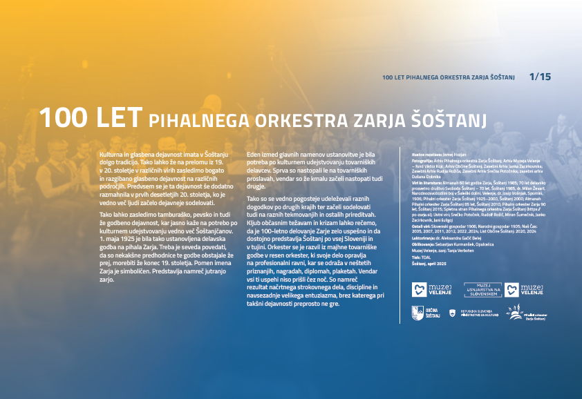 100 let Pihalnega orkestra Zarja Šoštanj