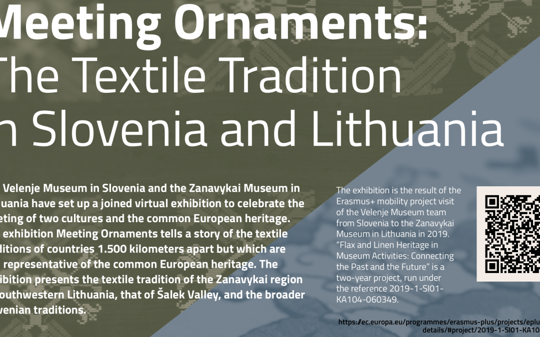 Meeting ornaments: The textile tradition in Slovenia and Lithuania