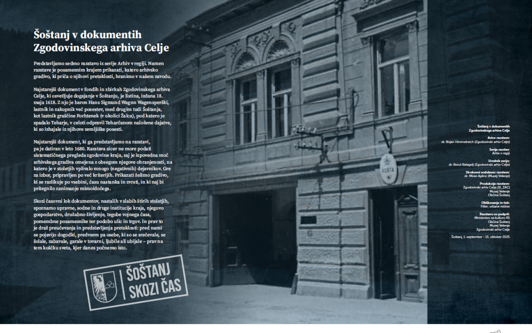 Javno vodstvo po razstavi Šoštanj v dokumentih Zgodovinskega arhiva Celje