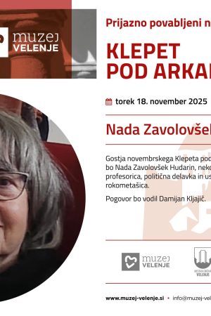 Klepet pod arkadami: Nada Zavolovšek Hudarin