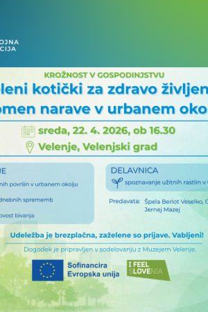 Predavanje Zeleni kotički za zdravo življenje: pomen narave v urbanem okolju