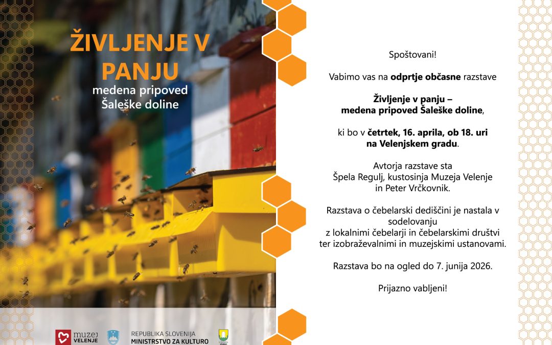 Odprtje razstave Življenje v panju – medena pripoved Šaleške doline