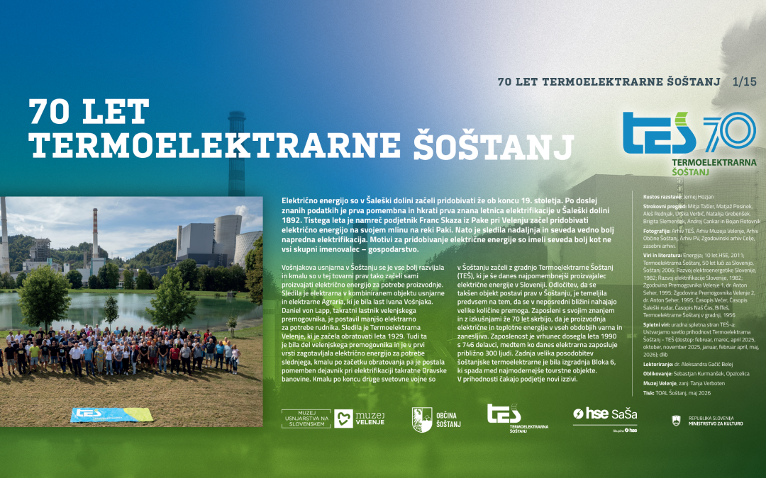 70 let Termoelektrarne Šoštanj