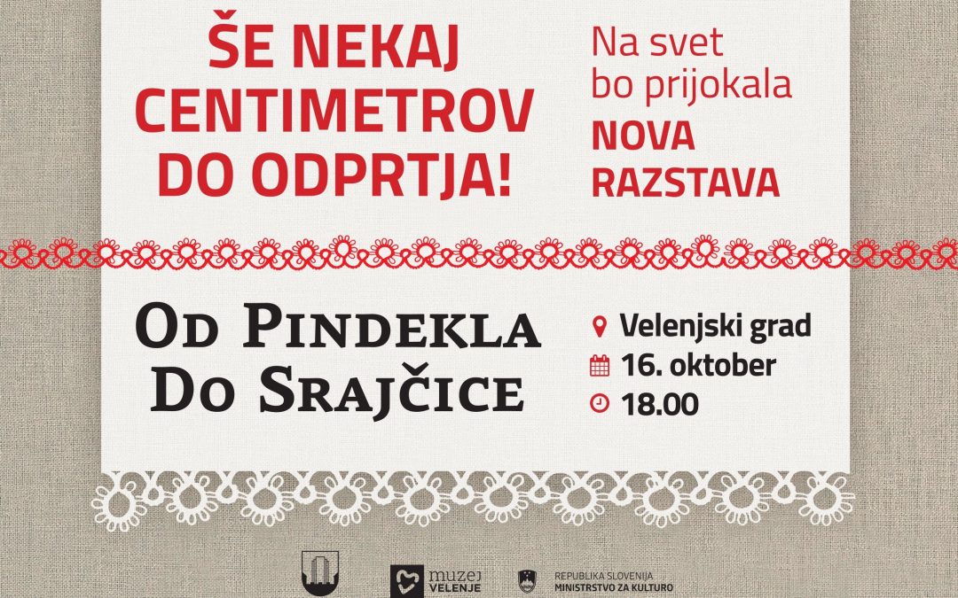 Odprtje razstave Od pindekla do srajčice